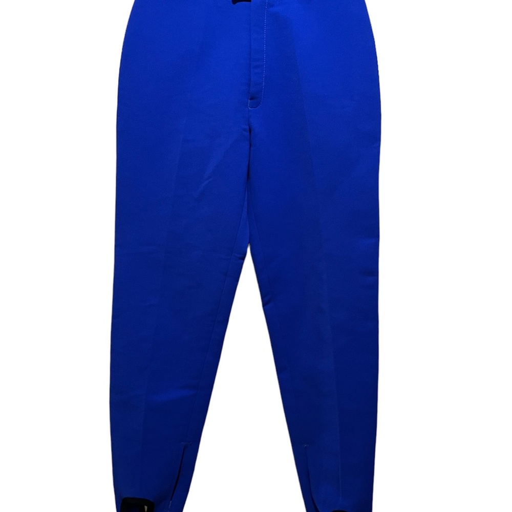 Kaelin Stirrup Ski Snowboarding Pants Wool Blend Electric Blue 8 XS Snow Sports
